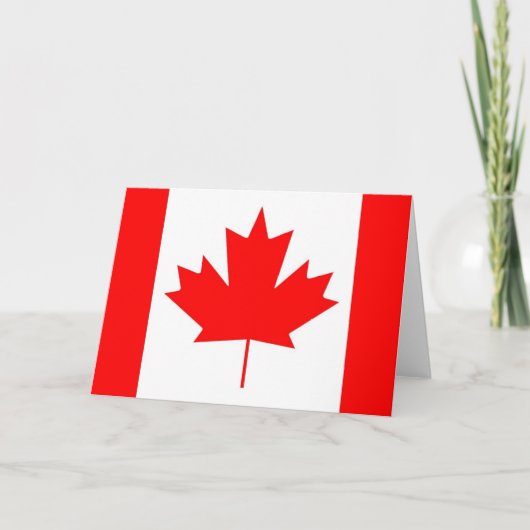 Canadese vlag, Happy Canada Day Kaart (Voorkant)