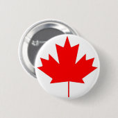 Canadese vlag, Happy Canada Day Ronde Button 5,7 Cm (Voorkant /achterkant)