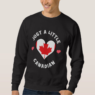 Canadese vlag hart gewoon een beetje Canadese Cana Trui