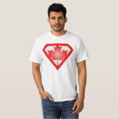 Canadese vlag Hero Shield, Canada Day shirt (Voorkant volledig)