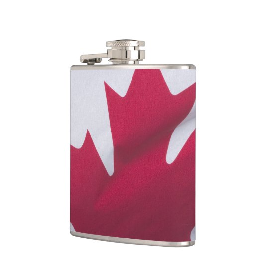 Canadese vlag. heupfles (Links)