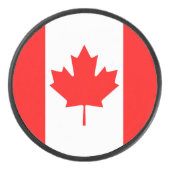 Canadese vlag hockey puck (Voorkant)