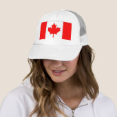Canadese vlag hoed trucker pet (In situ)