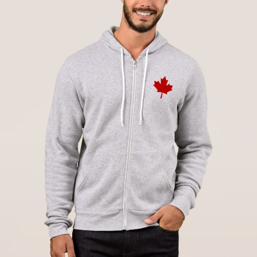 canadese vlag hoodie (Voorkant)