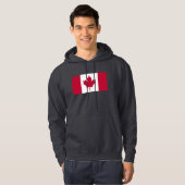 Canadese vlag hoodie (Voorkant volledig)