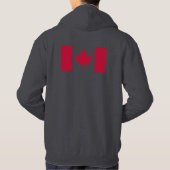 Canadese vlag hoodie (Achterkant)