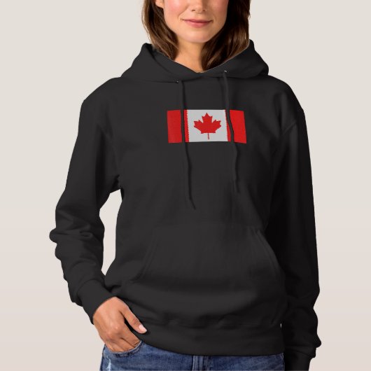 Canadese vlag hoodie (Voorkant)