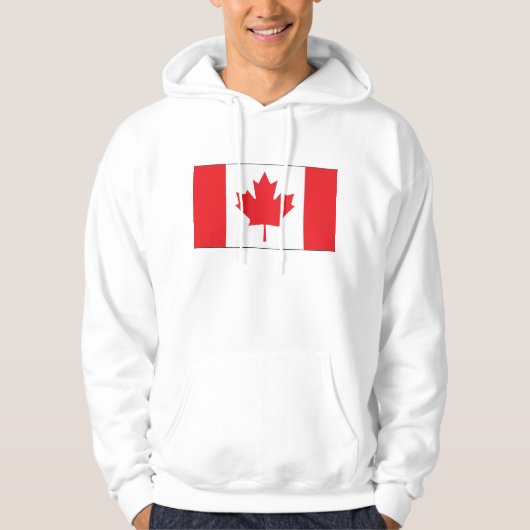 Canadese vlag hoodie (Voorkant)