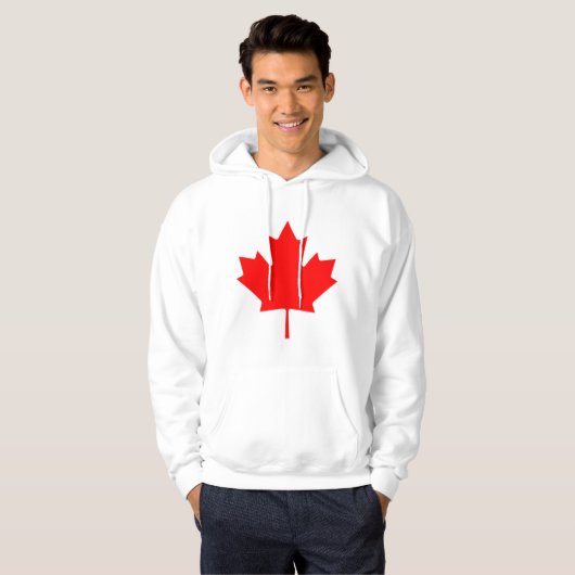 Canadese vlag hoodie (Voorkant volledig)