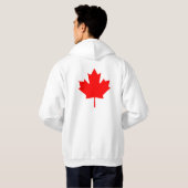 Canadese vlag hoodie (Achterkant volledig)