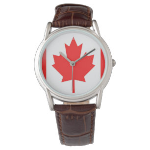 Canadese vlag horloge