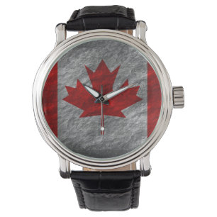Canadese vlag horloge