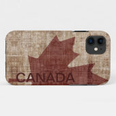 Canadese vlag i-phone case (Achterkant (horizontaal))