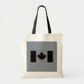 Canadese vlag in Black Decor Tote Bag (Voorkant)