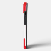 Canadese vlag in rood en wit met esdoornblad Case-Mate iPhone case (Achterkant / Links)