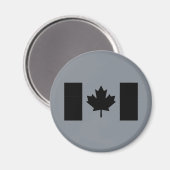Canadese vlag in zwart magneet (Voorkant / Achterkant)