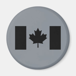 Canadese Vlag in Zwarte Magneet