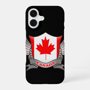 Canadese vlag iPhone 16 hoesje