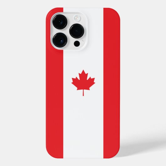 Canadese vlag iPhone hoesje (Achterkant)