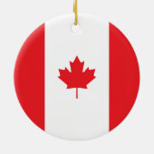 Canadese vlag keramisch ornament (Achterkant)