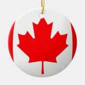 Canadese vlag keramisch ornament (Voorkant)