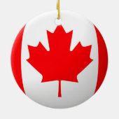 Canadese vlag keramisch ornament (Achterkant)