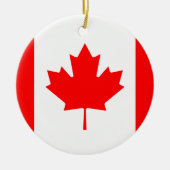 Canadese vlag keramisch ornament (Voorkant)
