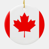 Canadese vlag keramisch ornament (Achterkant)