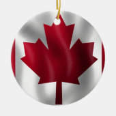Canadese vlag keramisch ornament (Voorkant)