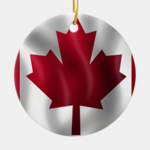 Canadese vlag keramisch ornament