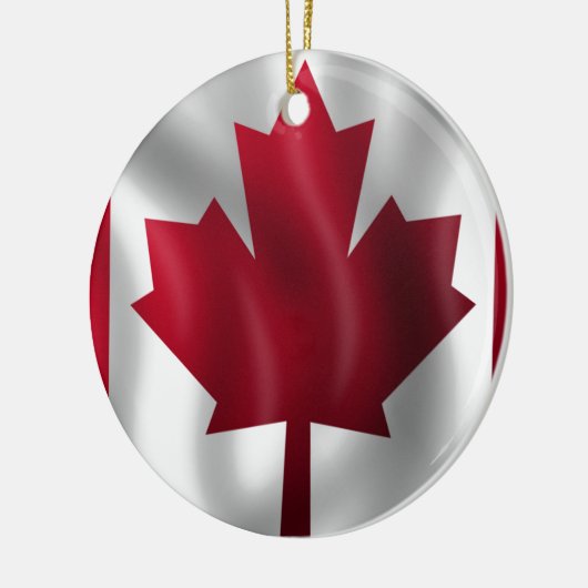 Canadese vlag keramisch ornament (Links)