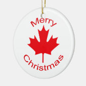 Canadese vlag keramisch ornament (Links)