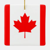 Canadese vlag keramisch ornament (Achterkant)