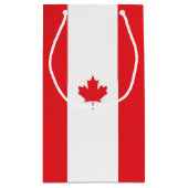 Canadese vlag klein cadeauzakje (Achterkant)