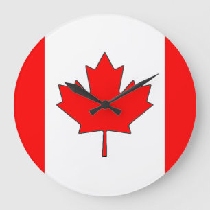 Canadese Vlag Klok