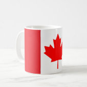 Canadese Vlag Koffiemok (Voorkant links)