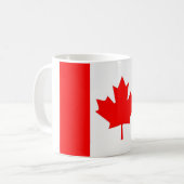 Canadese vlag koffiemok (Voorkant links)