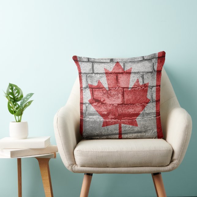 Canadese vlag kussen (Stoel)