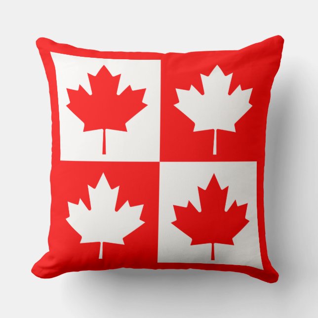 Canadese vlag kussen (Voorkant)