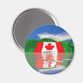 Canadese Vlag Land Magneet (Voorkant / Achterkant)