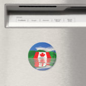 Canadese Vlag Land Magneet (Insitu (Vaatwasser))
