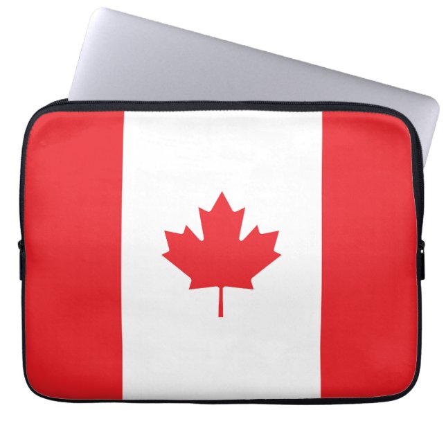 Canadese vlag laptop sleeve (Voorkant)