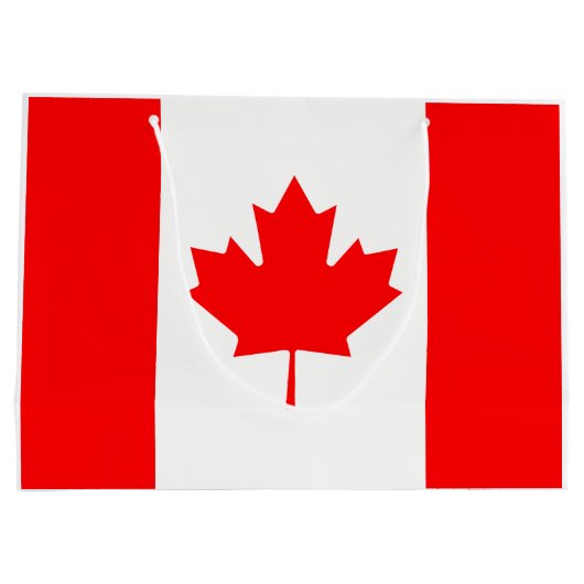 Canadese vlag large cadeautasje (Achterkant)