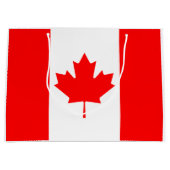 Canadese vlag large cadeautasje (Voorkant)