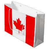 Canadese vlag large cadeautasje (Voorkant Gekanteld)