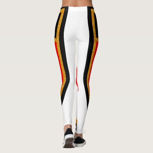Canadese vlag leggings (Achterkant)