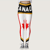 Canadese vlag leggings (Voorkant)