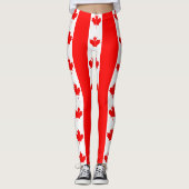 Canadese vlag leggings (Voorkant)