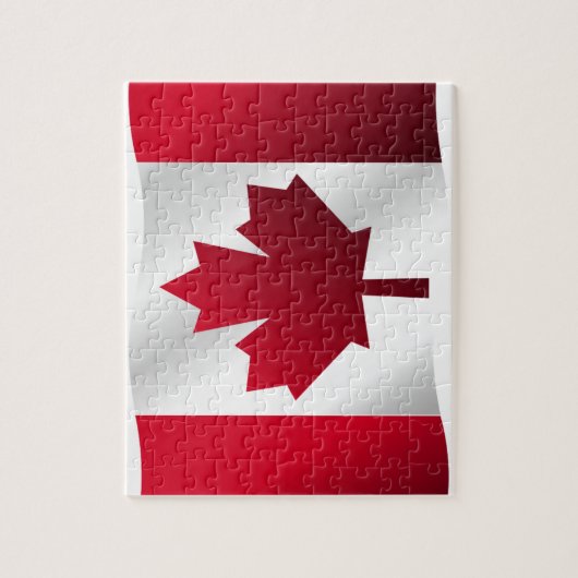 Canadese vlag legpuzzel (Verticaal)