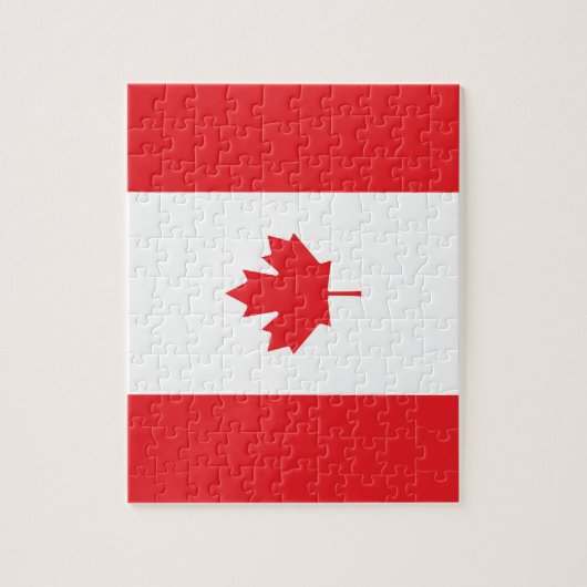 Canadese vlag legpuzzel (Verticaal)